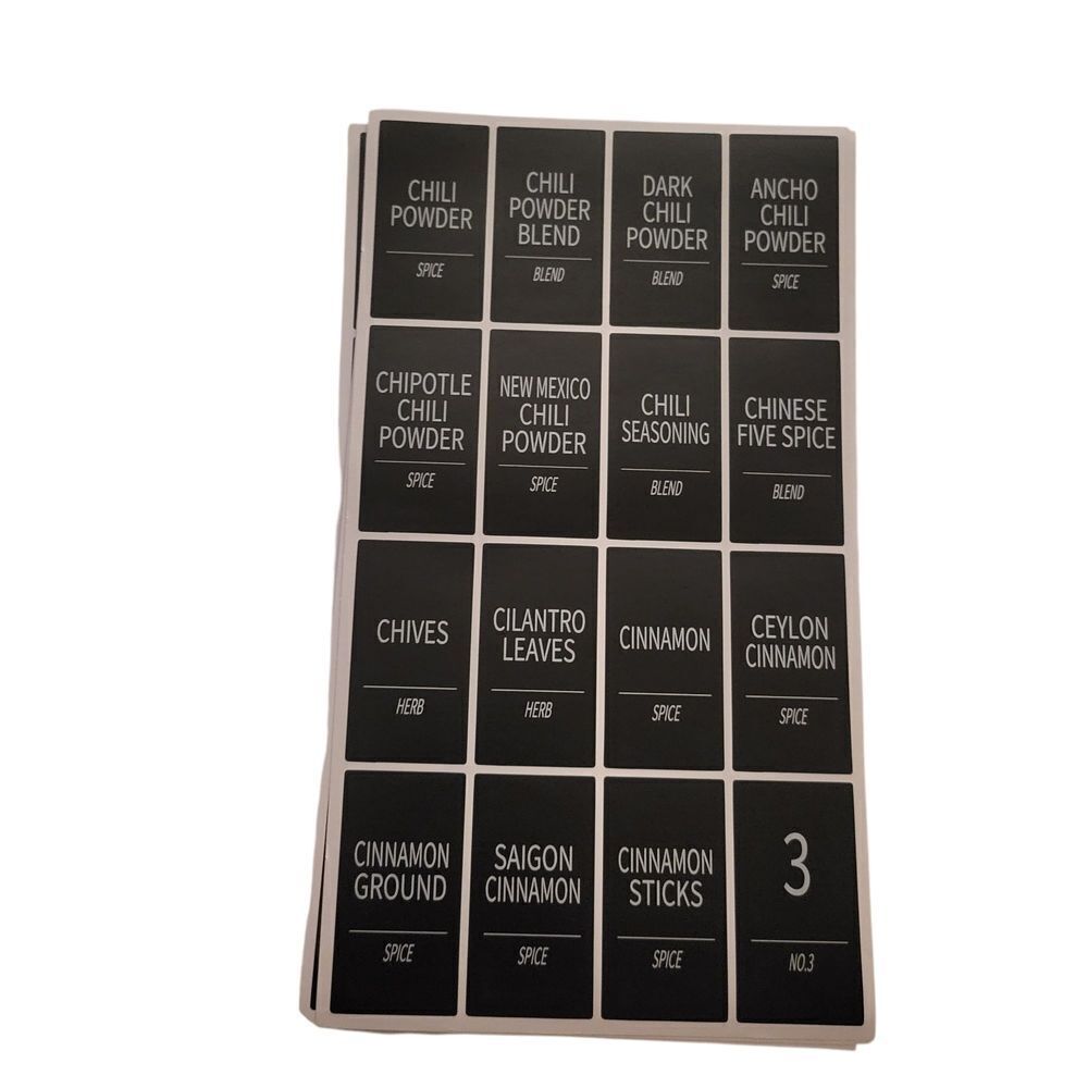 Spice and Baking Label Set - Picture 3 of 12